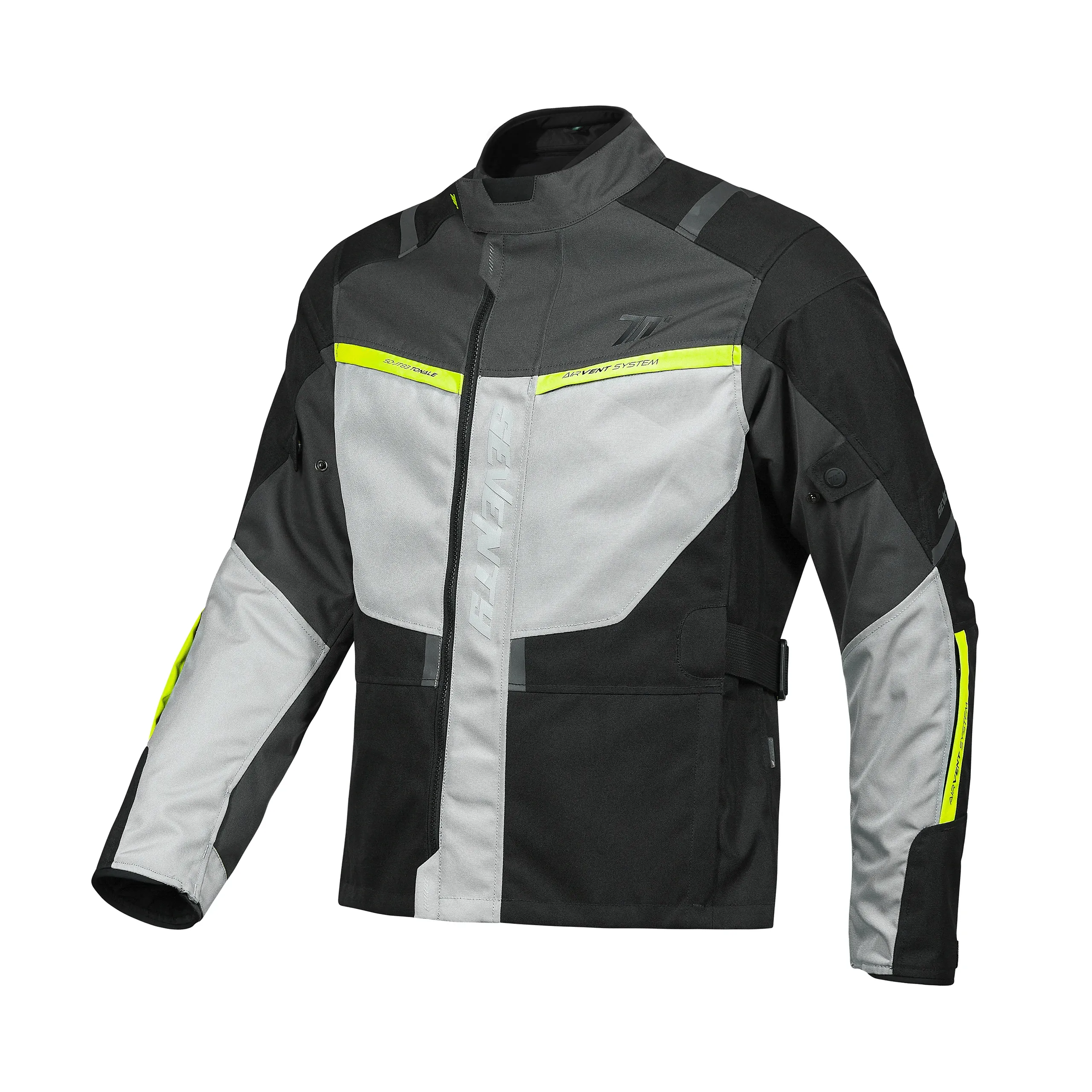 SD-JT83 Tonale - Negro/Gris/Amarillo Fluor