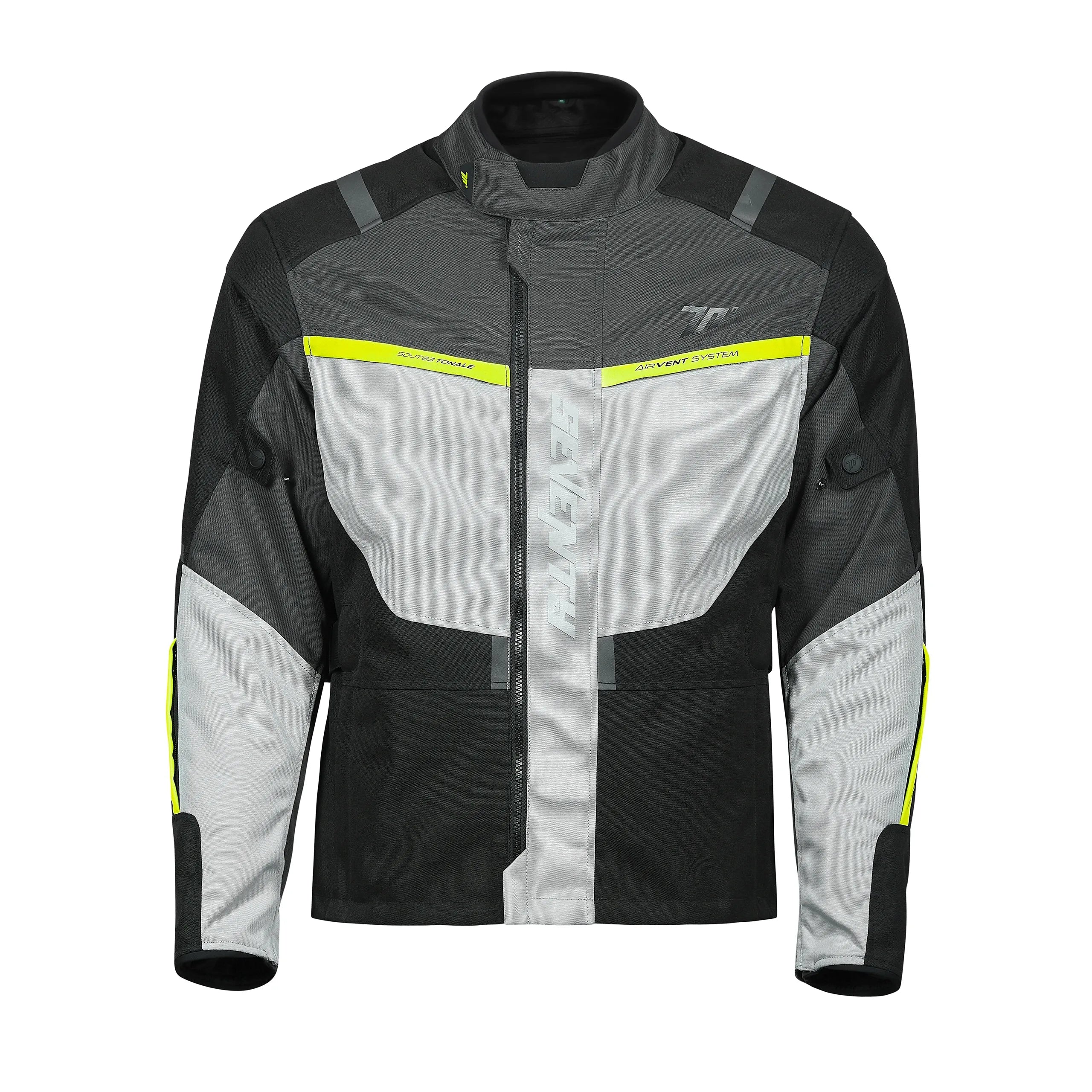 SD-JT83 Tonale - Negro/Gris/Amarillo Fluor - Image 3